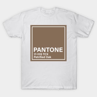 pantone 17-1115 TCX Petrified Oak T-Shirt